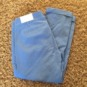 New Loft Outlet Marine Blue Cropped Chinos